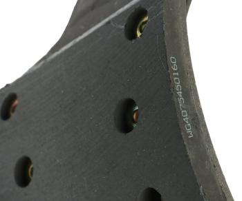 3 199 р. Колодка тормозная SITRAK HOWO передняя левая с накладками (мост VGD95) (1шт.) MOVELEX MOVELEX az9761451160-mx  с доставкой в г. Вологда. Увеличить фотографию 4