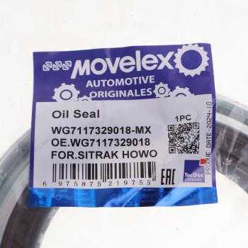 889 р. Сальник SITRAK HOWO хвостовика редуктора (85х105х18150) (мост MCY13) MOVELEX MOVELEX wg7117329018-mx  с доставкой в г. Вологда. Увеличить фотографию 3