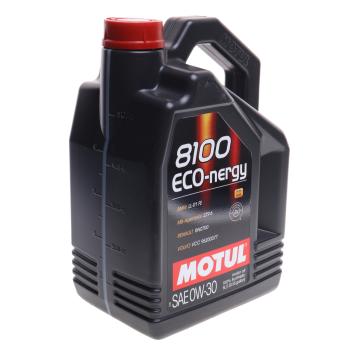 7 249 р. Масло моторное 8100 ECO-NERGY 0W30 синт.5л MOTUL MOTUL 113555  с доставкой в г. Вологда. Увеличить фотографию 1