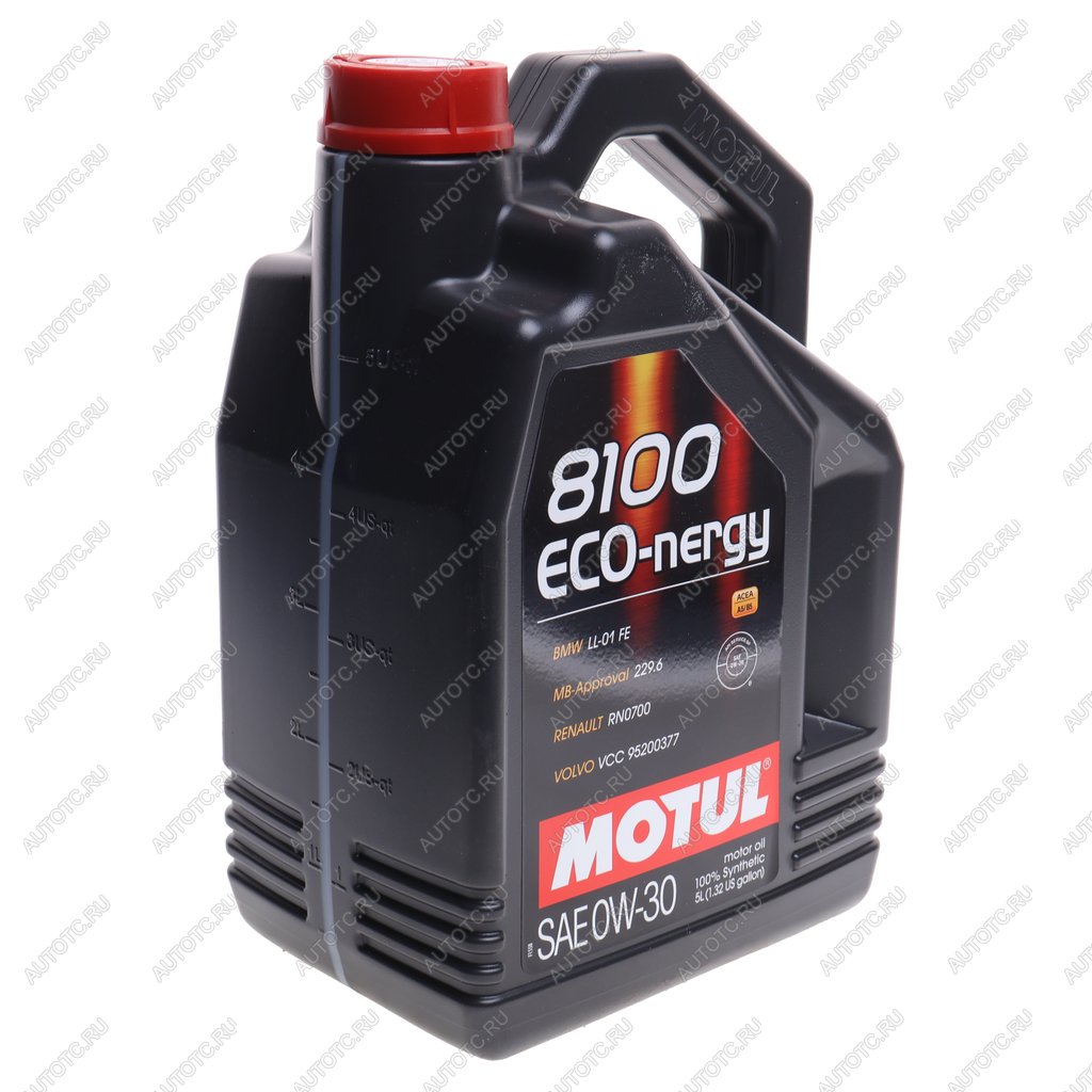 7 249 р. Масло моторное 8100 ECO-NERGY 0W30 синт.5л MOTUL MOTUL 113555  с доставкой в г. Вологда