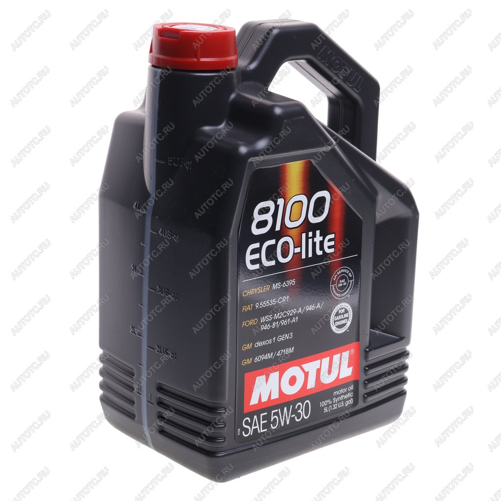 6 349 р. Масло моторное 8100 ECO-LITE 5W30 синт.5л MOTUL MOTUL 113498  с доставкой в г. Вологда