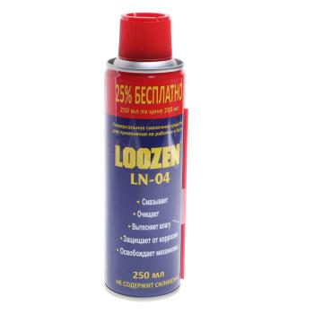 247 р. Смазка универсальная проникающая LN-04 250мл LOOZEN LOOZEN ln04250  с доставкой в г. Вологда. Увеличить фотографию 1