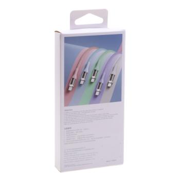 779 р. Кабель USB Type C-USB Type C 1м THREEKEY THREEKEY tk-nb05 60w white  с доставкой в г. Вологда. Увеличить фотографию 3