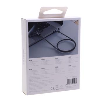 579 р. Кабель USB Type C-USB Type C 1м THREEKEY THREEKEY tk-nb07 60w black  с доставкой в г. Вологда. Увеличить фотографию 3