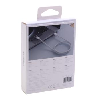 539 р. Кабель USB Type C-USB Type C 1м THREEKEY THREEKEY tk-nb07 60w white  с доставкой в г. Вологда. Увеличить фотографию 3