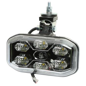 Фара рабочего света 12V (рассеянный свет) (разъем 2-клеммный) светодиодная (на пластик) РУДЕНСК РУДЕНСК 112.17.74.3711-10