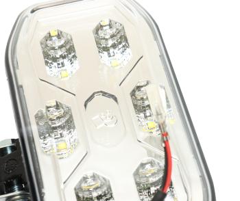 3 079 р. Фара рабочего света 12V (рассеянный свет) (разъем 2-клеммный) светодиодная (на пластик) РУДЕНСК РУДЕНСК 112.17.74.3711-10  с доставкой в г. Вологда. Увеличить фотографию 3