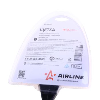 154 р. Щетка для мойки автомобиля 14см черно-оранж.для лобового стекла AIRLINE AIRLINE abgn002  с доставкой в г. Вологда. Увеличить фотографию 4