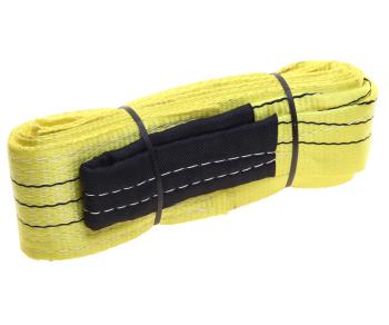 1 129 р. Трос буксировочный 10т 5м-90мм ленточный (петля-петля) HITCH HITCH sz088724  с доставкой в г. Вологда. Увеличить фотографию 1
