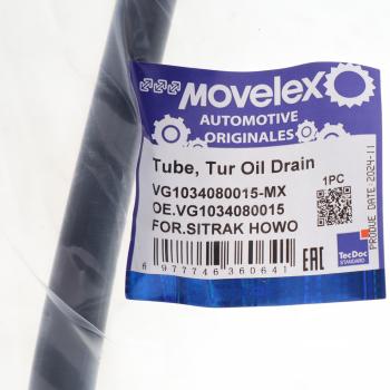 569 р. Трубка топливная SITRAK HOWO дв.WD615 ТНВД MOVELEX MOVELEX vg1034080015-mx  с доставкой в г. Вологда. Увеличить фотографию 4