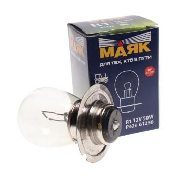 114 р. Лампа 12V R1 50W P42s White МАЯК МАЯК 61250  с доставкой в г. Вологда. Увеличить фотографию 3
