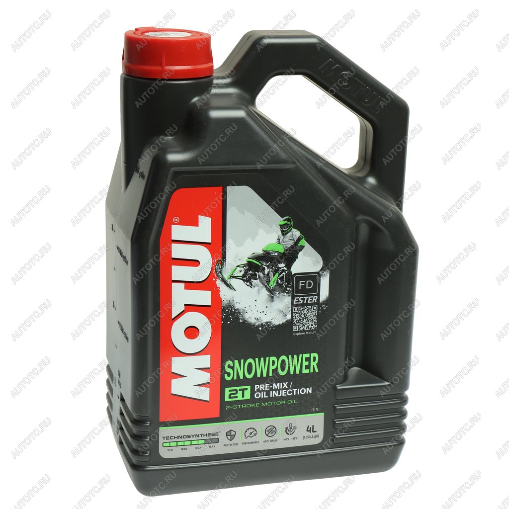 4 699 р. Масло моторное для 2-х тактных двигателей SNOWPOWER 2T 4л MOTUL MOTUL 112748  с доставкой в г. Вологда