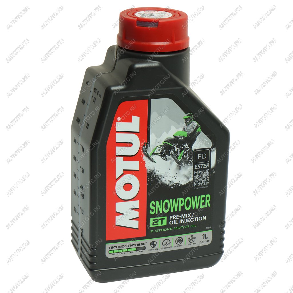 1 199 р. Масло моторное для 2-х тактных двигателей SNOWPOWER 2T 1л MOTUL MOTUL 113243  с доставкой в г. Вологда