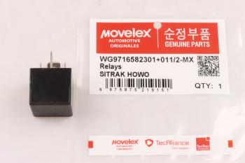 499 р. Реле электромагнитное 24V 4-х контактное 40А замыкающее SITRAK HOWO MOVELEX MOVELEX wg9716582301+0112-mx  с доставкой в г. Вологда. Увеличить фотографию 1