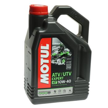 4 999 р. Масло моторное для 4-х тактных двигателей ATV-UTV EXPERT 4T 10W40 псинт.4л MOTUL MOTUL 113175  с доставкой в г. Вологда. Увеличить фотографию 1