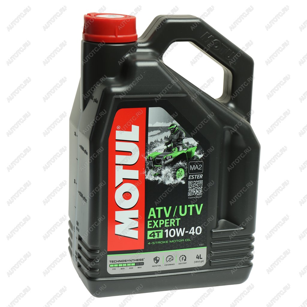 4 999 р. Масло моторное для 4-х тактных двигателей ATV-UTV EXPERT 4T 10W40 псинт.4л MOTUL MOTUL 113175  с доставкой в г. Вологда