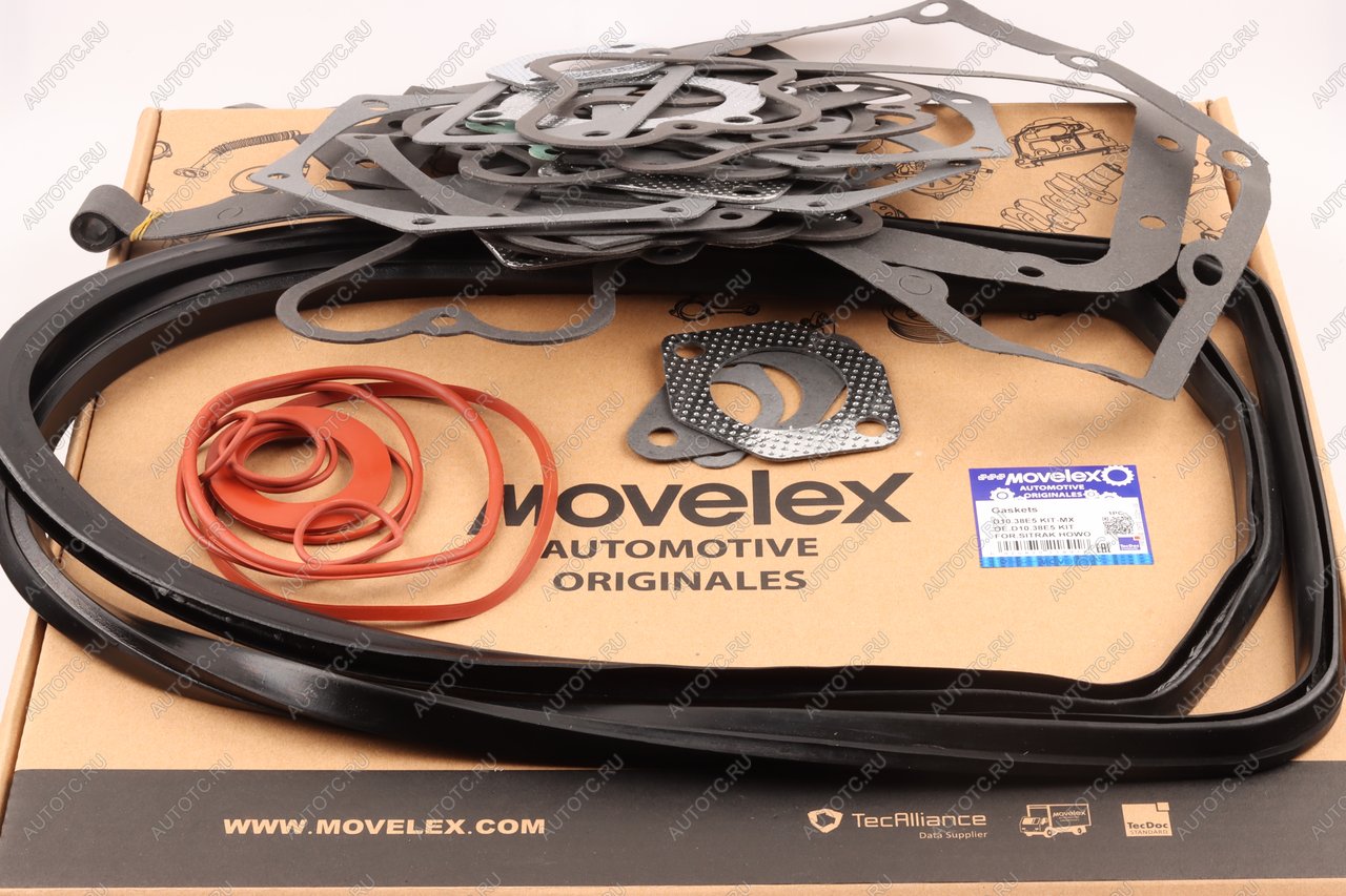 5 749 р. Прокладка двигателя SITRAK HOWO дв.D10.38E5 полный комплект MOVELEX MOVELEX d10.38e5kit-mx  с доставкой в г. Вологда
