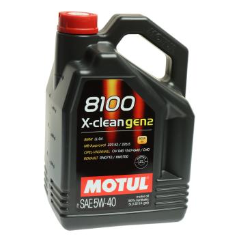 6 999 р. Масло моторное 8100 X-CLEAN GEN2 5W40 синт.5л MOTUL MOTUL 113222  с доставкой в г. Вологда. Увеличить фотографию 1