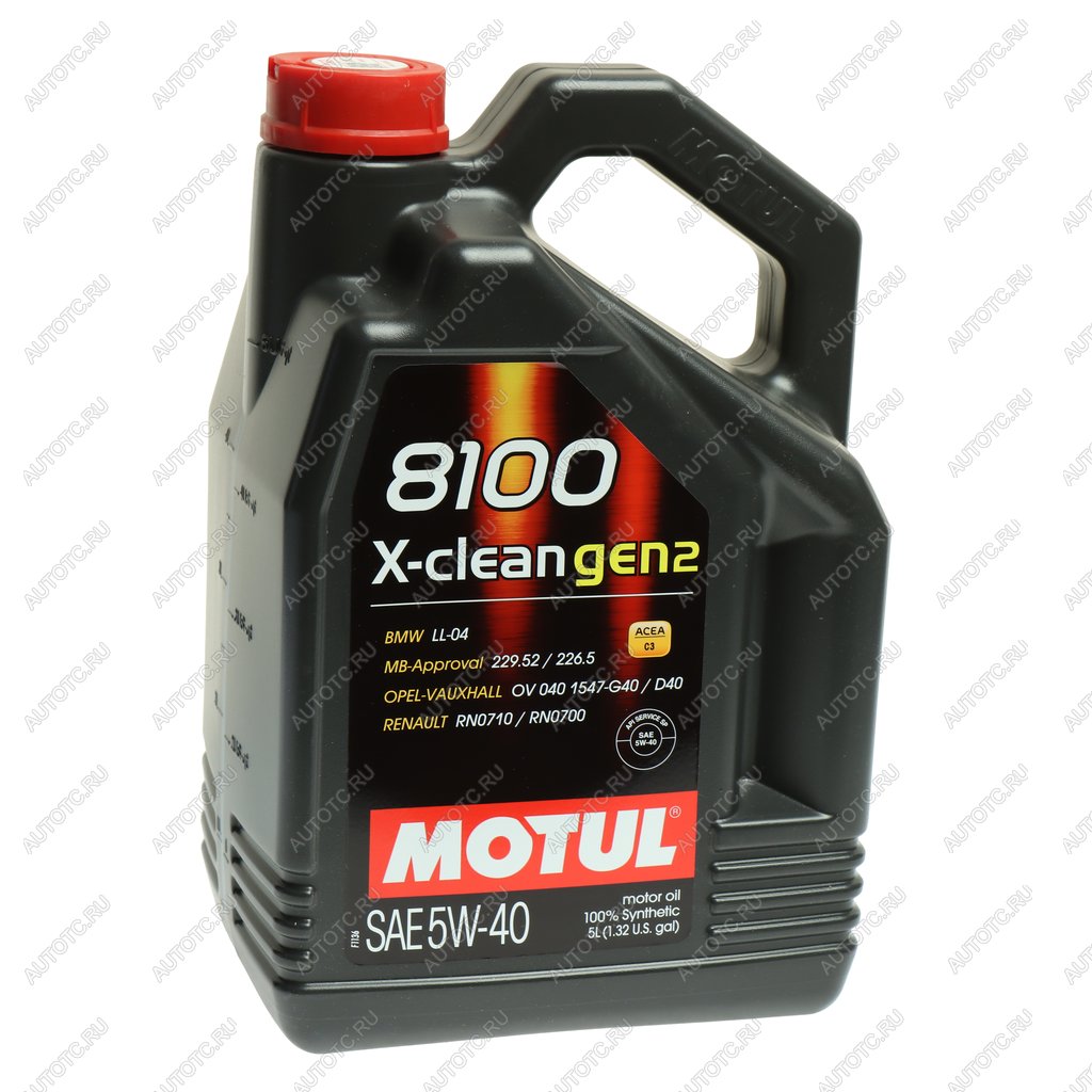6 999 р. Масло моторное 8100 X-CLEAN GEN2 5W40 синт.5л MOTUL MOTUL 113222  с доставкой в г. Вологда