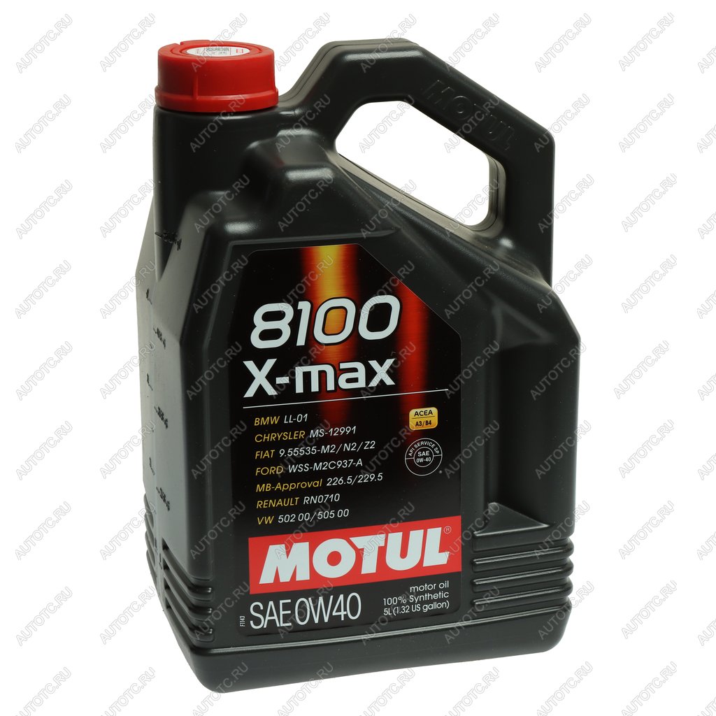 6 999 р. Масло моторное 8100 X-MAX 0W40 синт.5л MOTUL MOTUL 113223  с доставкой в г. Вологда