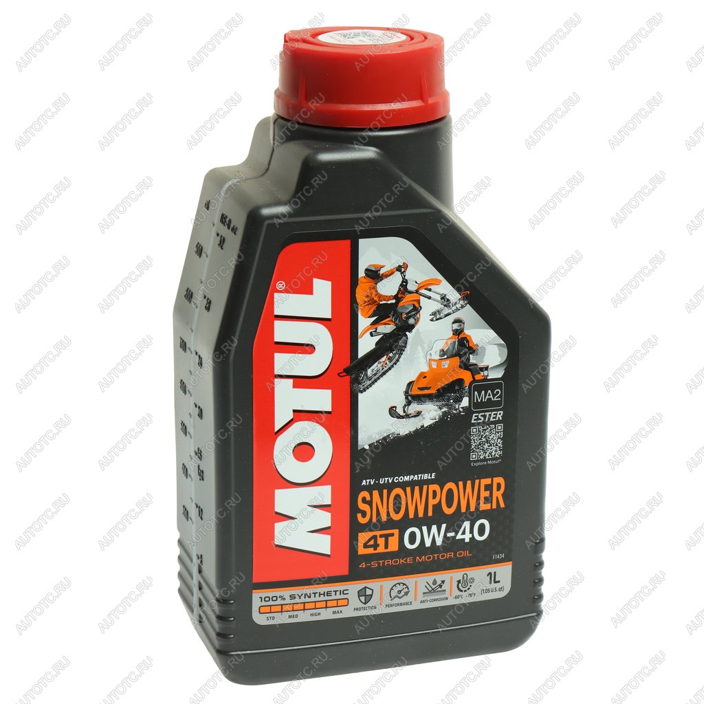 1 879 р. Масло моторное SNOWPOWER 4T 0W40 синт.1л MOTUL MOTUL 113244  с доставкой в г. Вологда