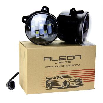 Фара противотуманная ЛАДА Largus светодиодная 33W,6000К,7 линз,12-32V (к-т 2шт.) ALEON ALEON al-9010w-7