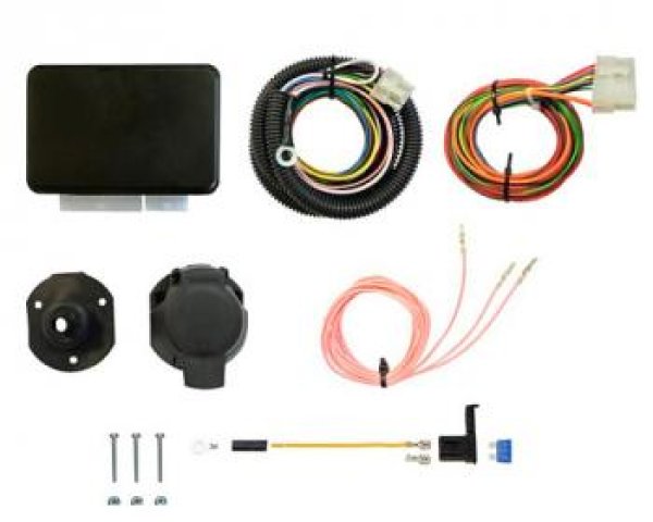 6 249 р. Комплект штатной электрики для фаркопа с блоком КонцептАвто Toyota Camry XV50 дорестайлинг (2011-2014) (7-pin )  с доставкой в г. Вологда