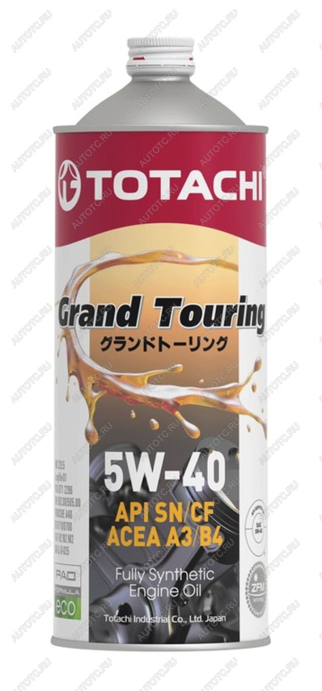 1 299 р. Масло моторное GRAND TOURING SNCFA3B4 5W40 синт.1л TOTACHI TOTACHI 11901  с доставкой в г. Вологда