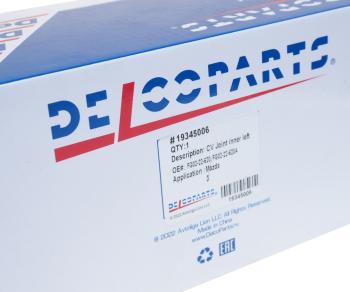 2 799 р. ШРУС внутренний MAZDA 3 (02-09) передний левый DELCOPARTS DELCOPARTS 19345006  с доставкой в г. Вологда. Увеличить фотографию 5