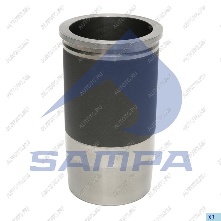 4 999 р. Гильза цилиндра MAN (D2066) d=120.00 (без уплотнительных колец) SAMPA SAMPA 026.360  с доставкой в г. Вологда