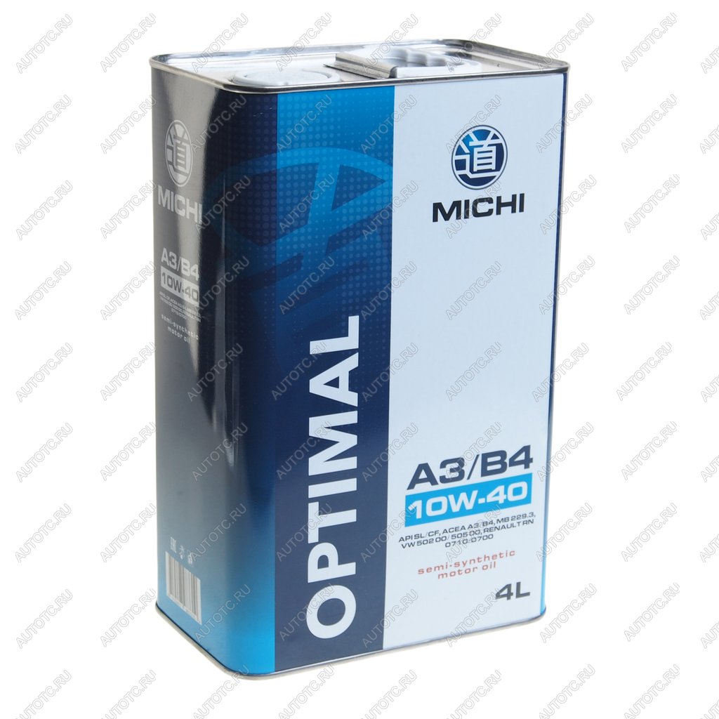 2 069 р. Масло моторное OPTIMAL A3B4 10W40 псинт.4л MICHI MICHI 4637325  с доставкой в г. Вологда