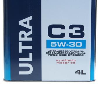 2 669 р. Масло моторное ULTRA C3 5W30 синт.4л MICHI MICHI 4637189  с доставкой в г. Вологда. Увеличить фотографию 3