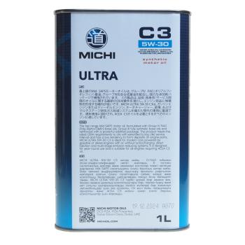 879 р. Масло моторное ULTRA C3 5W30 синт.1л MICHI MICHI 4637172  с доставкой в г. Вологда. Увеличить фотографию 3