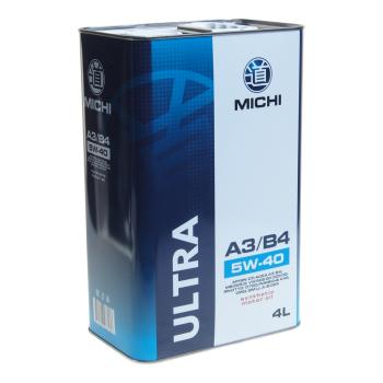 2 469 р. Масло моторное ULTRA A3B4 5W40 синт.4л MICHI MICHI 4637226  с доставкой в г. Вологда. Увеличить фотографию 1