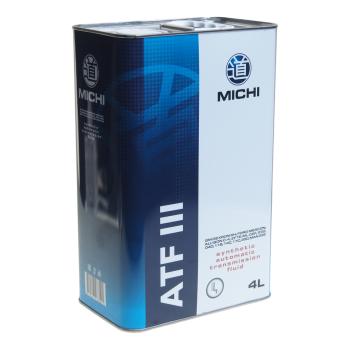 2 479 р. Масло трансмиссионное ATF 3 DEXRON III синт.4л MICHI MICHI 4637509  с доставкой в г. Вологда. Увеличить фотографию 1