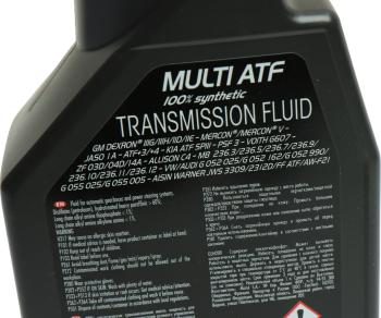 1 979 р. Масло трансмиссионное ATF MULTI TECHNOSYNTHESE 1л MOTUL MOTUL 112147  с доставкой в г. Вологда. Увеличить фотографию 4