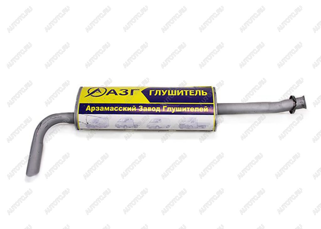 5 549 р. Глушитель ГАЗ-3302,3221 дв.CUMMINS 2.8,УМЗ-4216 ЕВРО-4 выход боковой усиленный АЗГ АЗГ 3221-1201008-51  с доставкой в г. Вологда