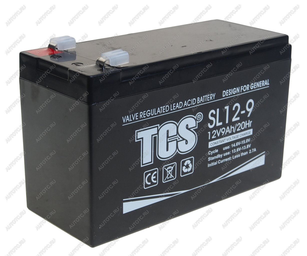 2 479 р. Аккумулятор TCS SL 9Ач TCS 6ст9 sl 12-9  с доставкой в г. Вологда