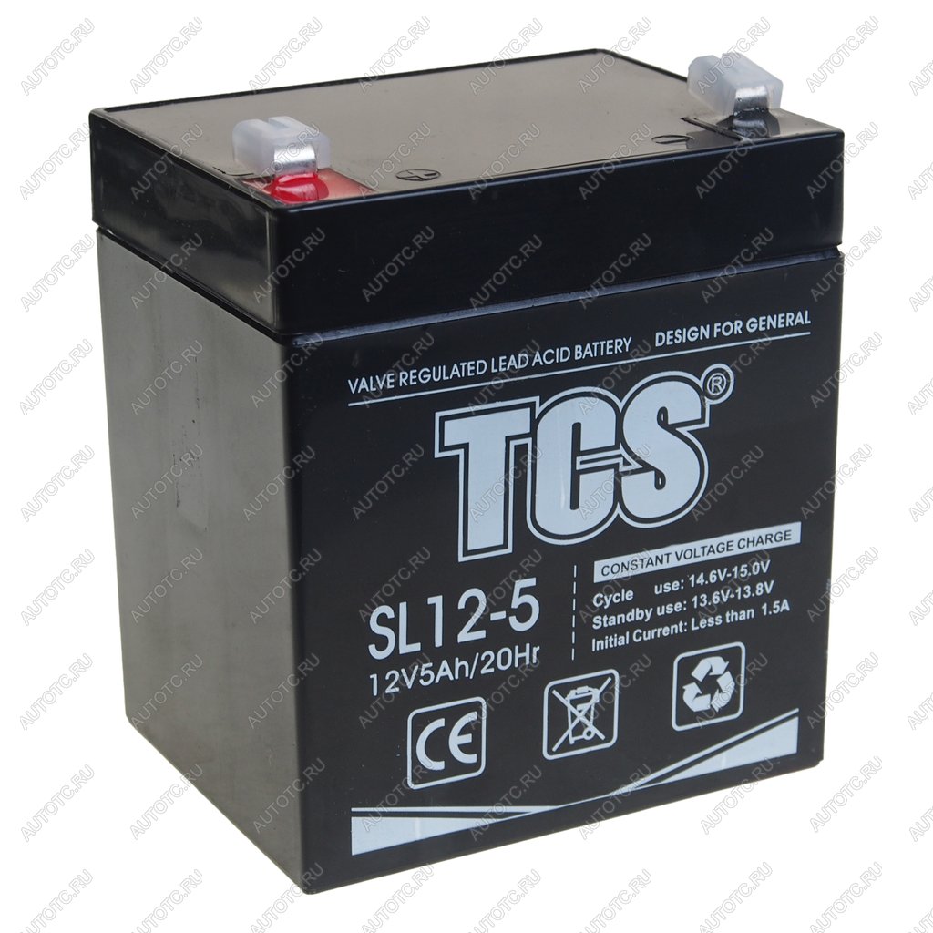 1 499 р. Аккумулятор TCS SL 5Ач TCS 6ст5 sl 12-5  с доставкой в г. Вологда