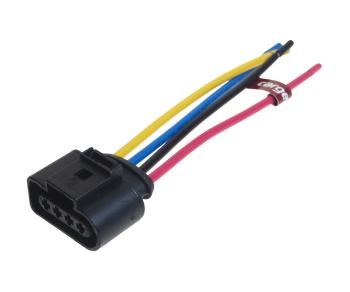 299 р. Разъем VW AUDI SEAT SKODA электрический 4-х контактный с проводом CARGEN CARGEN ax6564  с доставкой в г. Вологда. Увеличить фотографию 1