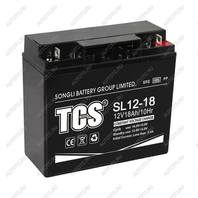 4 799 р. Аккумулятор TCS SL 18Ач TCS 6ст18 sl 12-18  с доставкой в г. Вологда