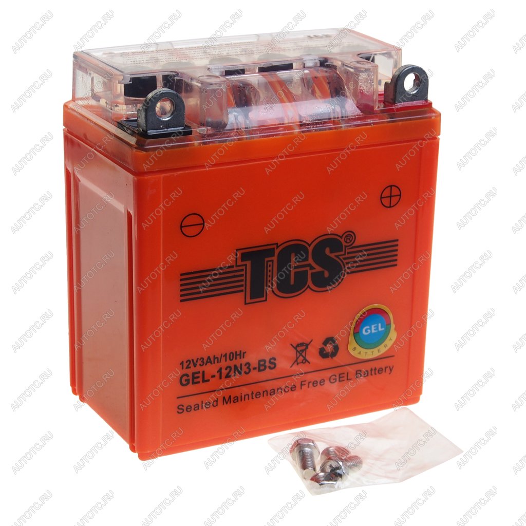 1 369 р. Аккумулятор TCS GEL 3Ач TCS 6ст3 gel-12n3-bs  с доставкой в г. Вологда