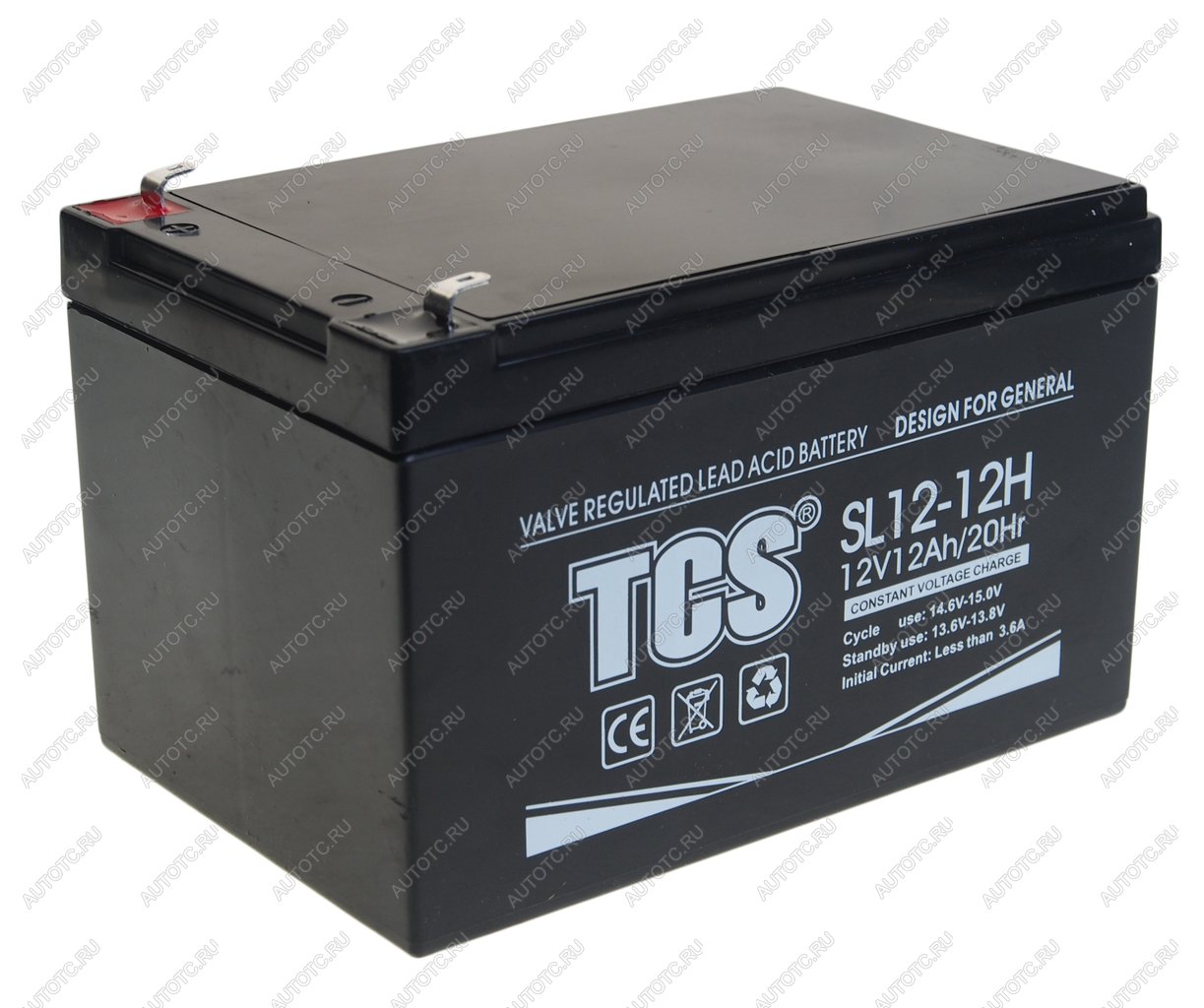 3 199 р. Аккумулятор TCS SL 12Ач TCS 6ст12 sl 12-12h  с доставкой в г. Вологда