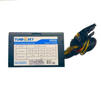 4 499 р. Блок питания компьютера Turbosky PS-600W Turbosky ps600w  с доставкой в г. Вологда. Увеличить фотографию 3
