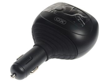 1 079 р. Разветвитель прикуривателя 2-х гнездовой 12V 2USB черный XO XO cc41 black  с доставкой в г. Вологда. Увеличить фотографию 2