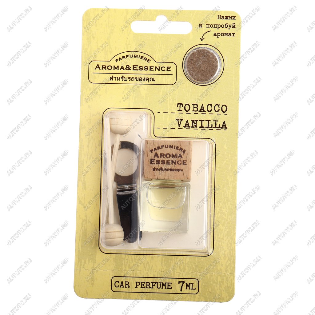 190 р. Ароматизатор на дефлектор жидкостный (tobacco vanille) 7мл Aroma & Essence FOUETTE FOUETTE aed-05  с доставкой в г. Вологда