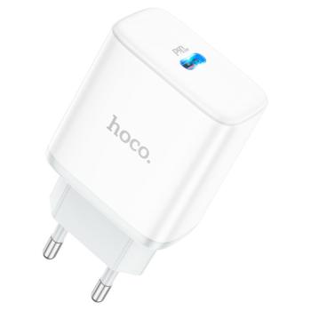 Устройство зарядное в розетку 1USB Type C HOCO HOCO c104a white