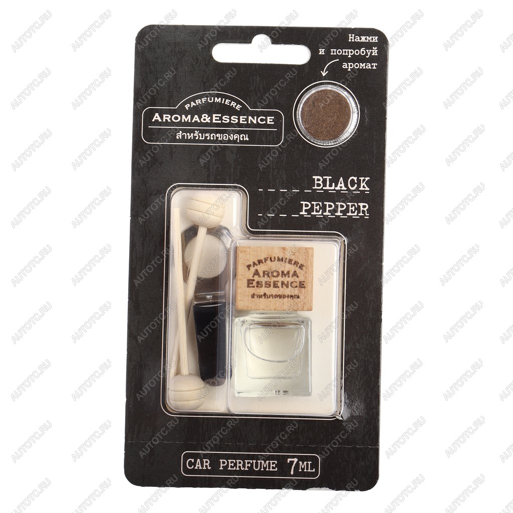 190 р. Ароматизатор на дефлектор жидкостный (black pepper) 7мл Aroma & Essence FOUETTE FOUETTE aed-06  с доставкой в г. Вологда