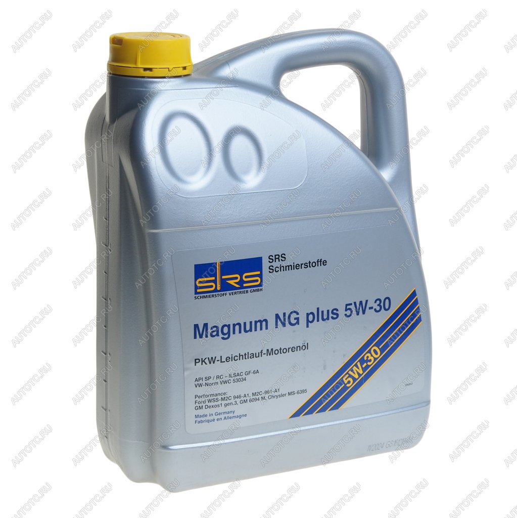 6 999 р. Масло моторное MAGNUM NG PLUS 5W30 синт.5л SRS SRS 4033885002261  с доставкой в г. Вологда