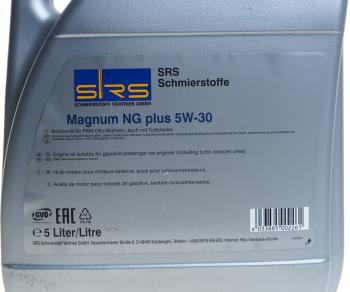 6 999 р. Масло моторное MAGNUM NG PLUS 5W30 синт.5л SRS SRS 4033885002261  с доставкой в г. Вологда. Увеличить фотографию 3